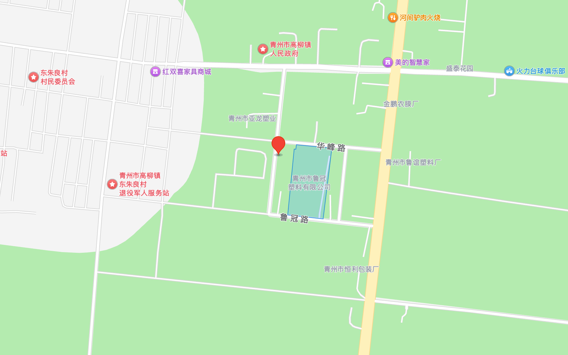 鲁冠来访位置地图